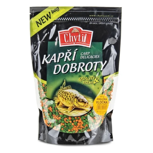 Image sur Anglická vločka Chytil 800g oranžová + zelená