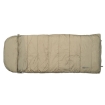 Detailní pohled na robustní zipy a teplou podšívku širokého spacáku JRC Defender II Sleeping Bag Wide