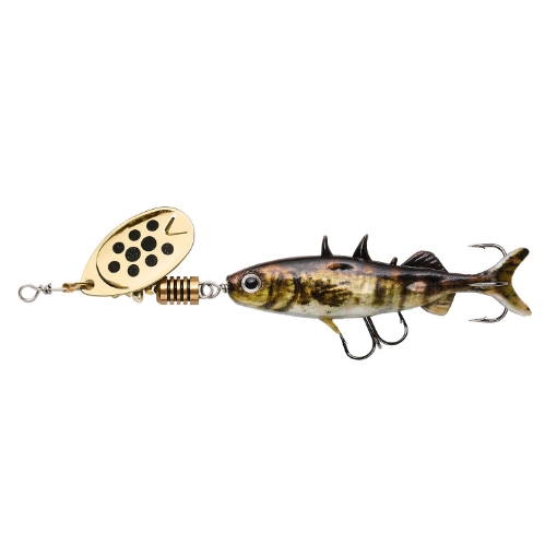 Picture of Fast Attack Stickle Spinner 6.5cm Natural Stickle