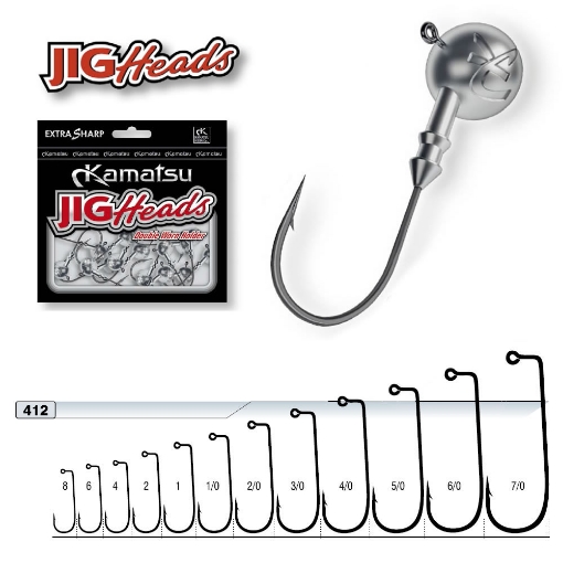 Picture of Jig hlavička Kamatsu Extra #2/0 18.0g 4.4cm