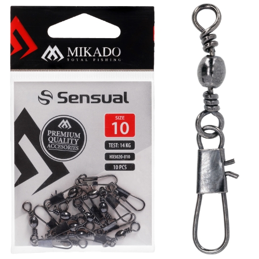 Picture of Mikado Obratlík s karabinou Interlock #20 6kg 10ks