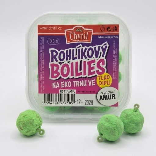 Image sur Rohlíkové boilies na EKO trnu Fluo Amur 14mm