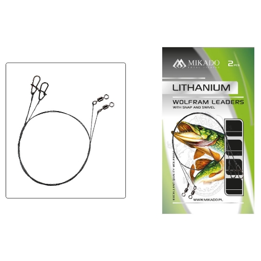 Image sur Mikado Lithanium Wolfram Leader 35cm 10kg 2ks