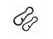 Picture of Carp Zoom Profi Rig Ring - 20pcs 8.6x4.2mm