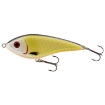 Pohled na štikový wobler Westin Swim Glidebait 12cm v realistickém přírodním provedení Official Roach